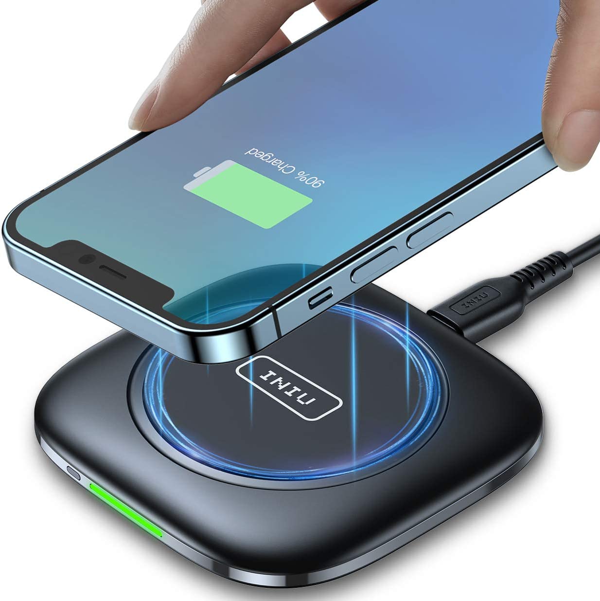 15W fast wireless charging pad with stand