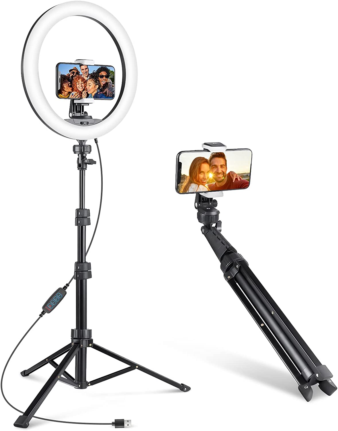 12 inch selfie ring light with stand