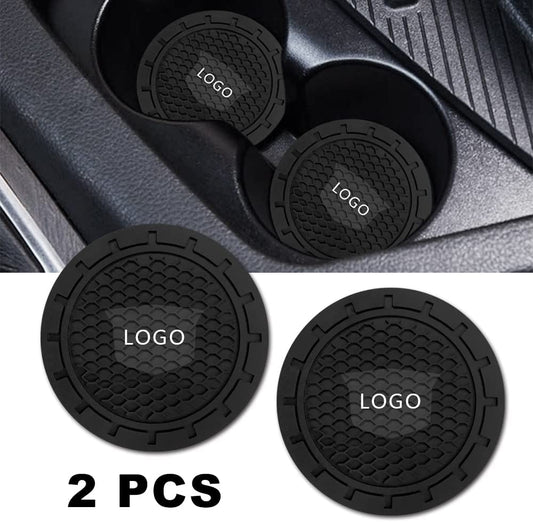 Car Interior Accessories, Set of 2, 2.75 Inch, (Black)