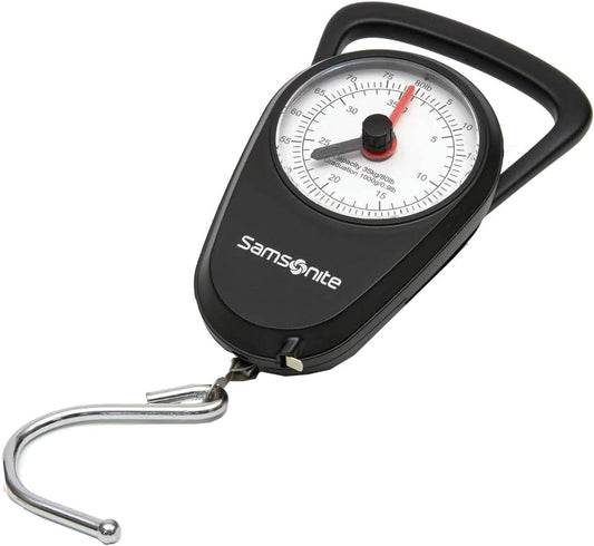 Manual Luggage Scale, 5 x 1 x 6 inches (Color: Black)