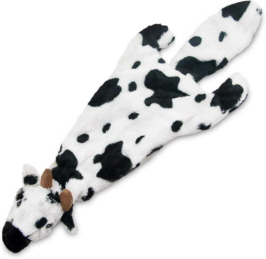 real duck cow plush toy