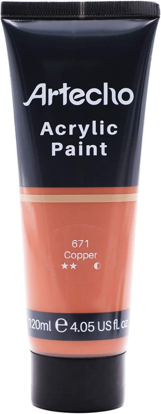 4.05oz Acrylic Paint, 1pc - Color: Copper