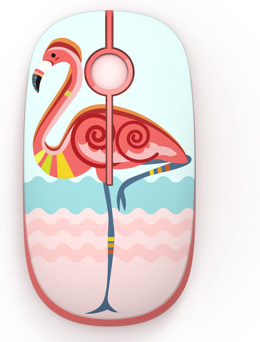 Wireless Laptop Mouse (Flamingo Pink)