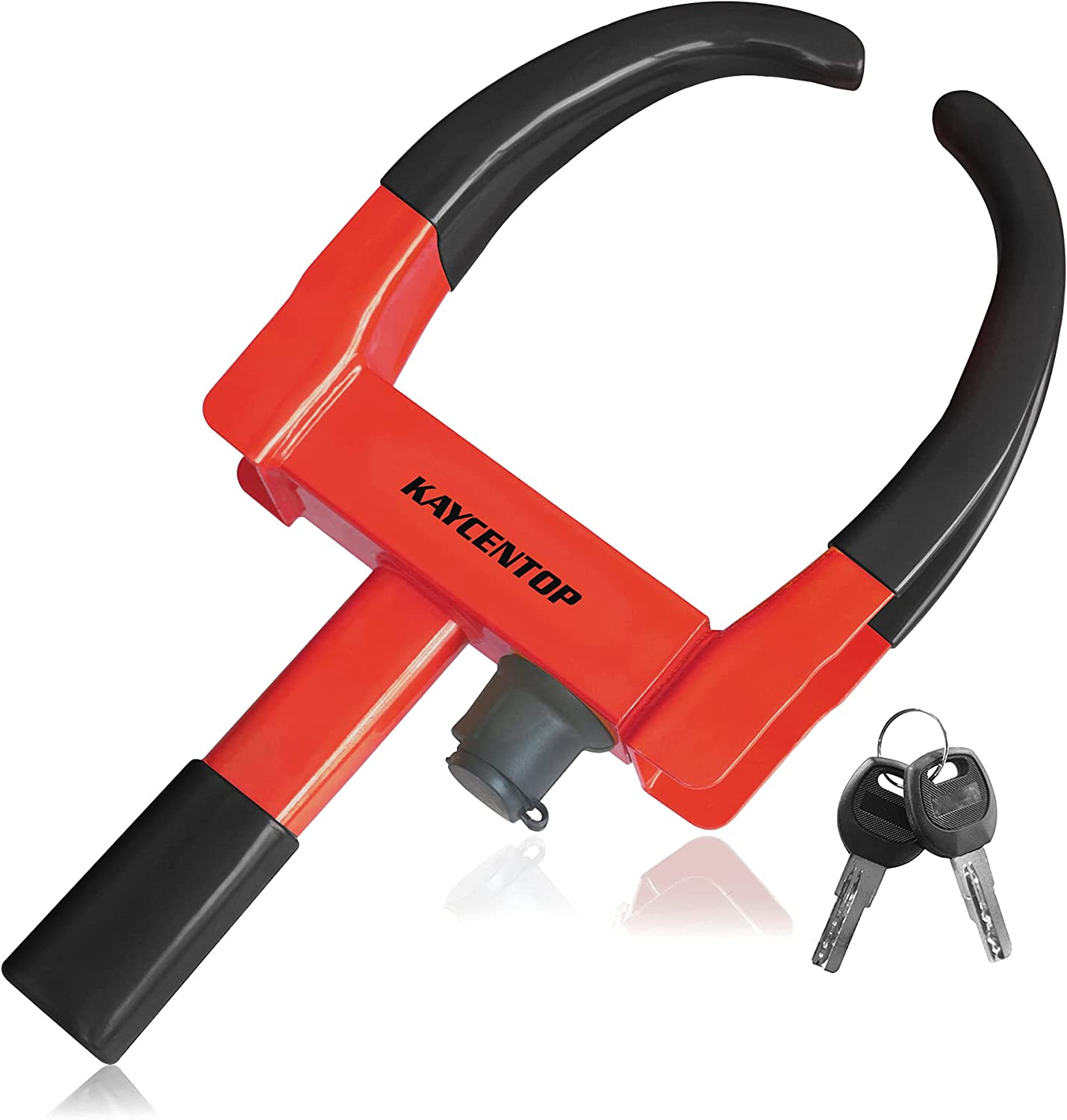 Universal Tire Safety Lock for 10" Tires and 7.5" Reach, Red