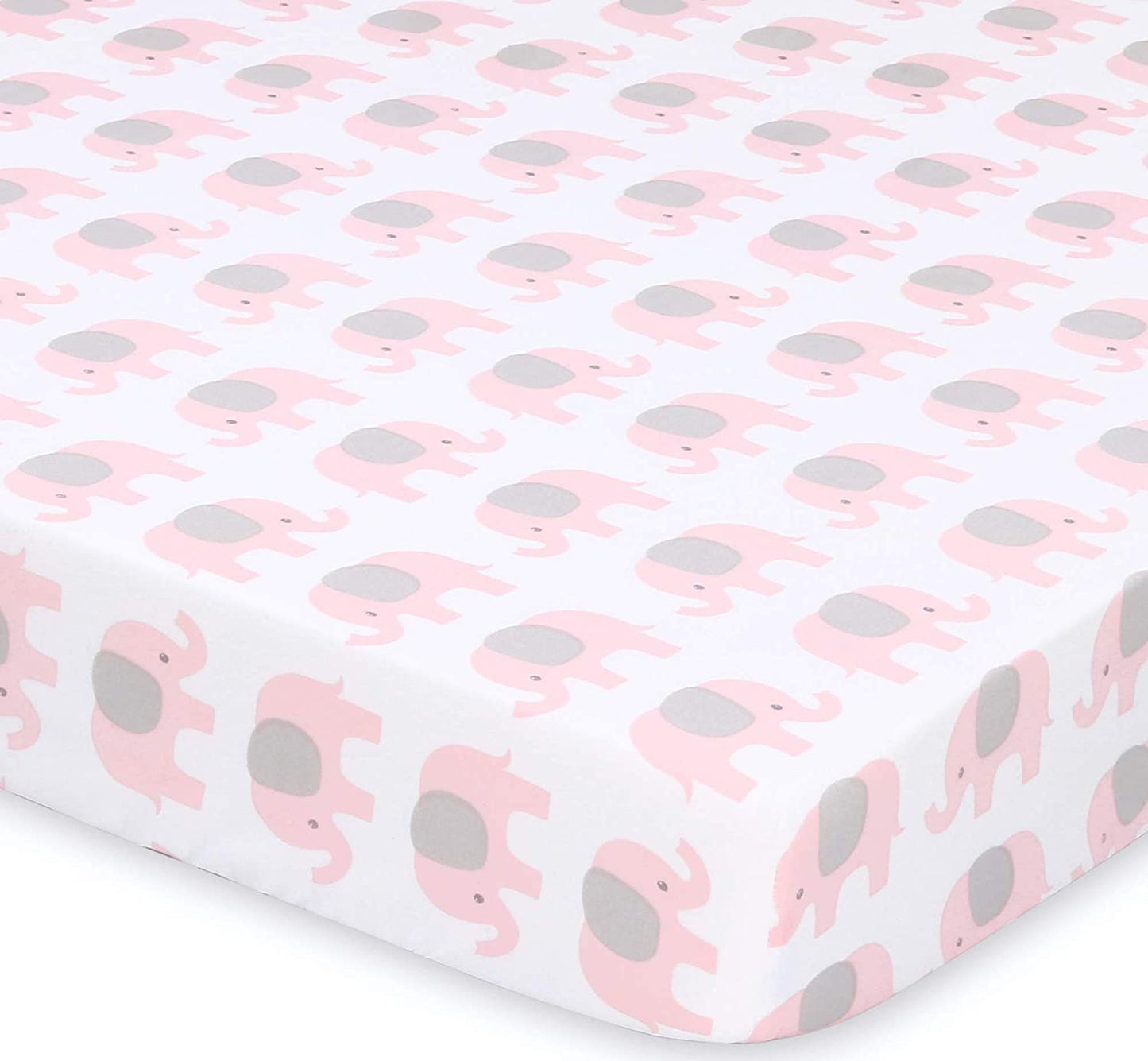 Mini Crib Sheets for Baby Girls | 2 Pack Set