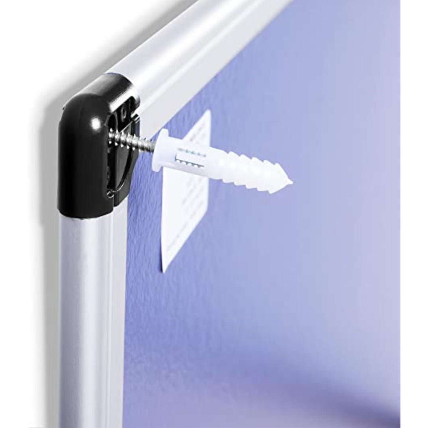 Magnetic Dry Erase Board, Aluminum Frame, 24" x 36"