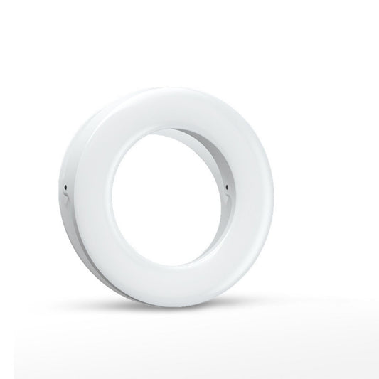 LED ring light with USB plug, White