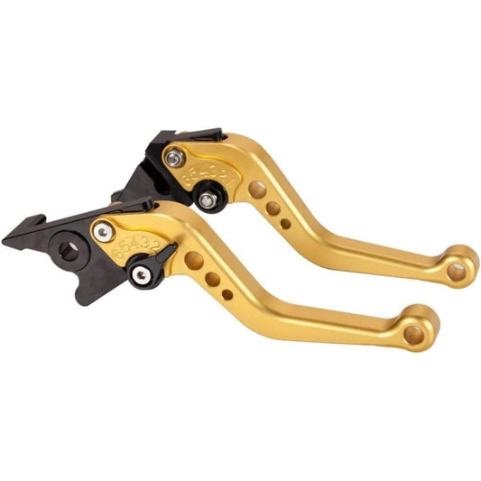 Gold Short Brake Clutch Levers