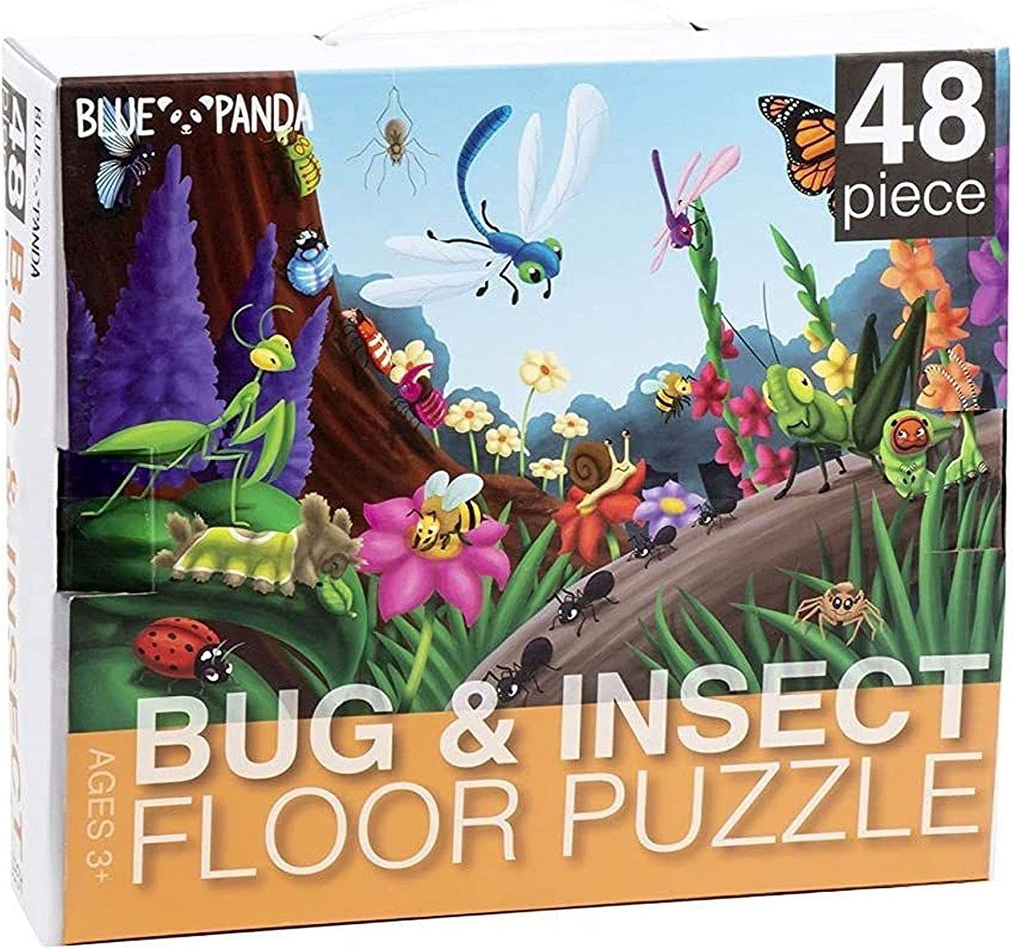 Giant 48Pcs Floor Puzzle - Giant Bugs Set (2' x 3')