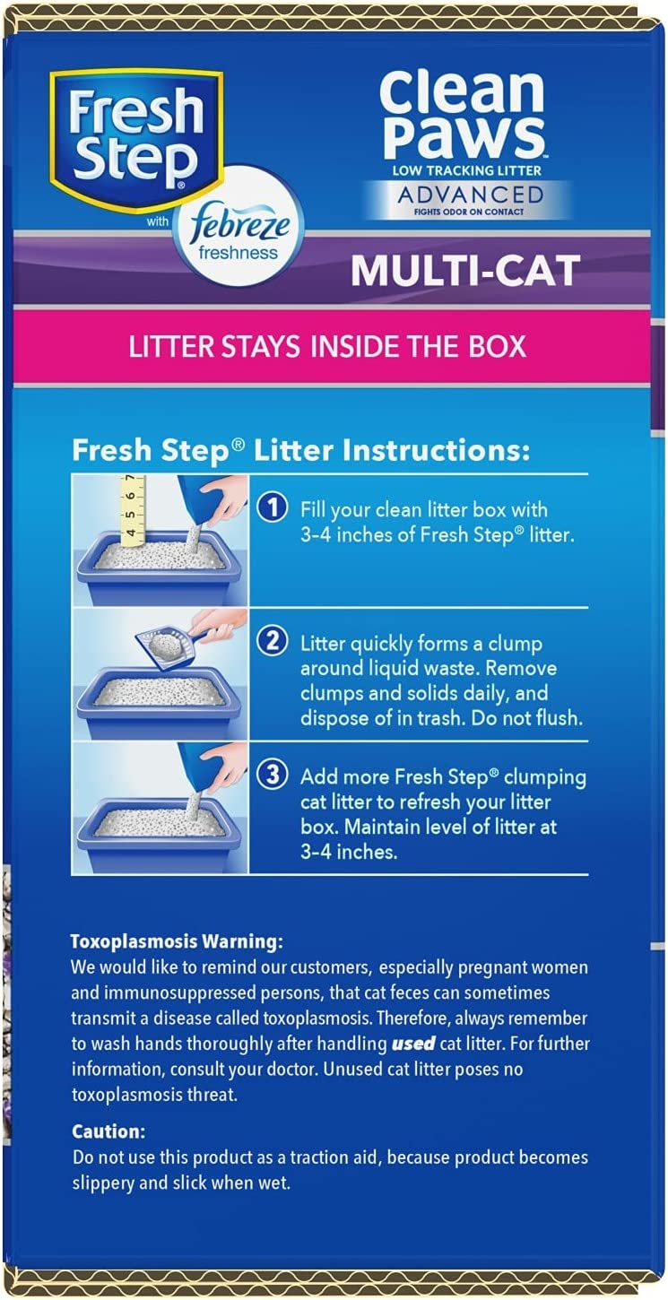 Pet Litter, 18.5 lb, with Febreeze Freshness