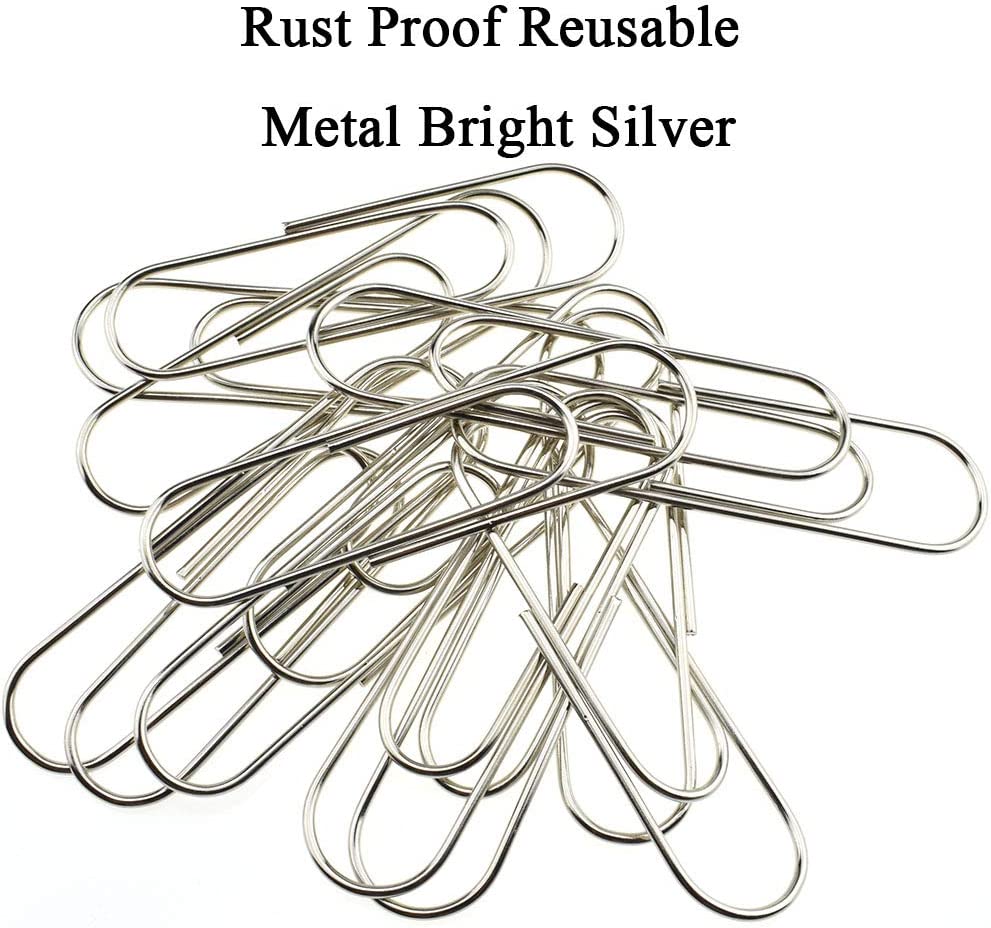 Heavy Duty Paper Clips 4 Inch Length - Pack of 14 Clips