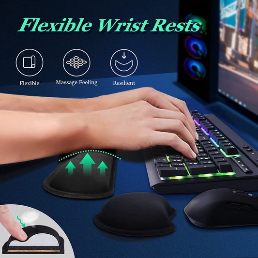 Gaming mouse pad, 14 light modes, 2 brightness levels.