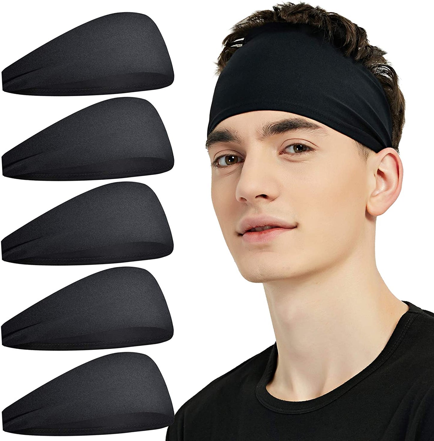 Sports Headbands for Moisture, black5