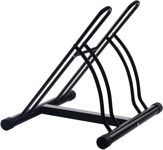 Floor stand for two bicycles, Color:Black, 30 x 25 x 30 inches