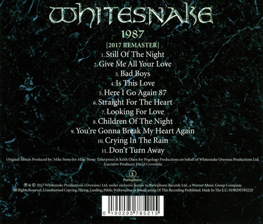 Reissued, Import 1987, Whitesnake (CD)