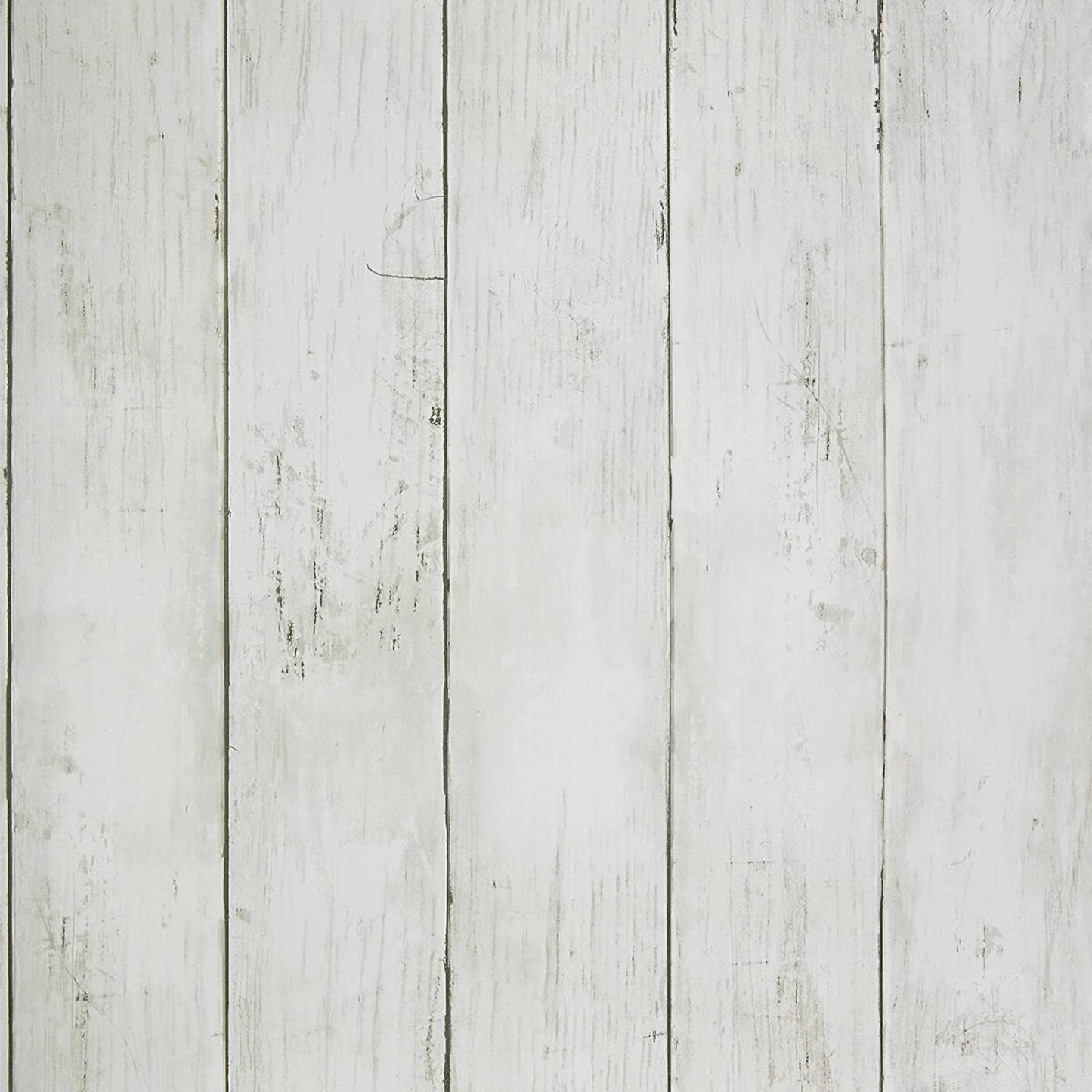 Peel and Stick Wallpaper, Wood White, 17.7 in X 590.5 in