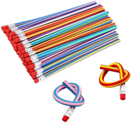 30 pieces of soft and flexible pencils 9 x 6 x 0.6 inches