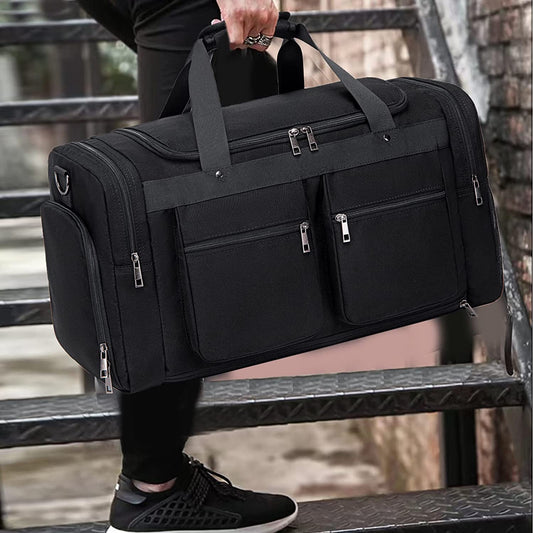 Travel bag, color: X-black, canvas