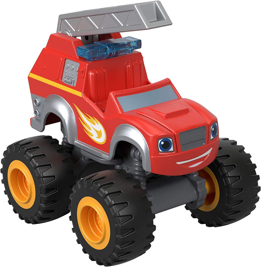 Toy Blaze's rescue car, red