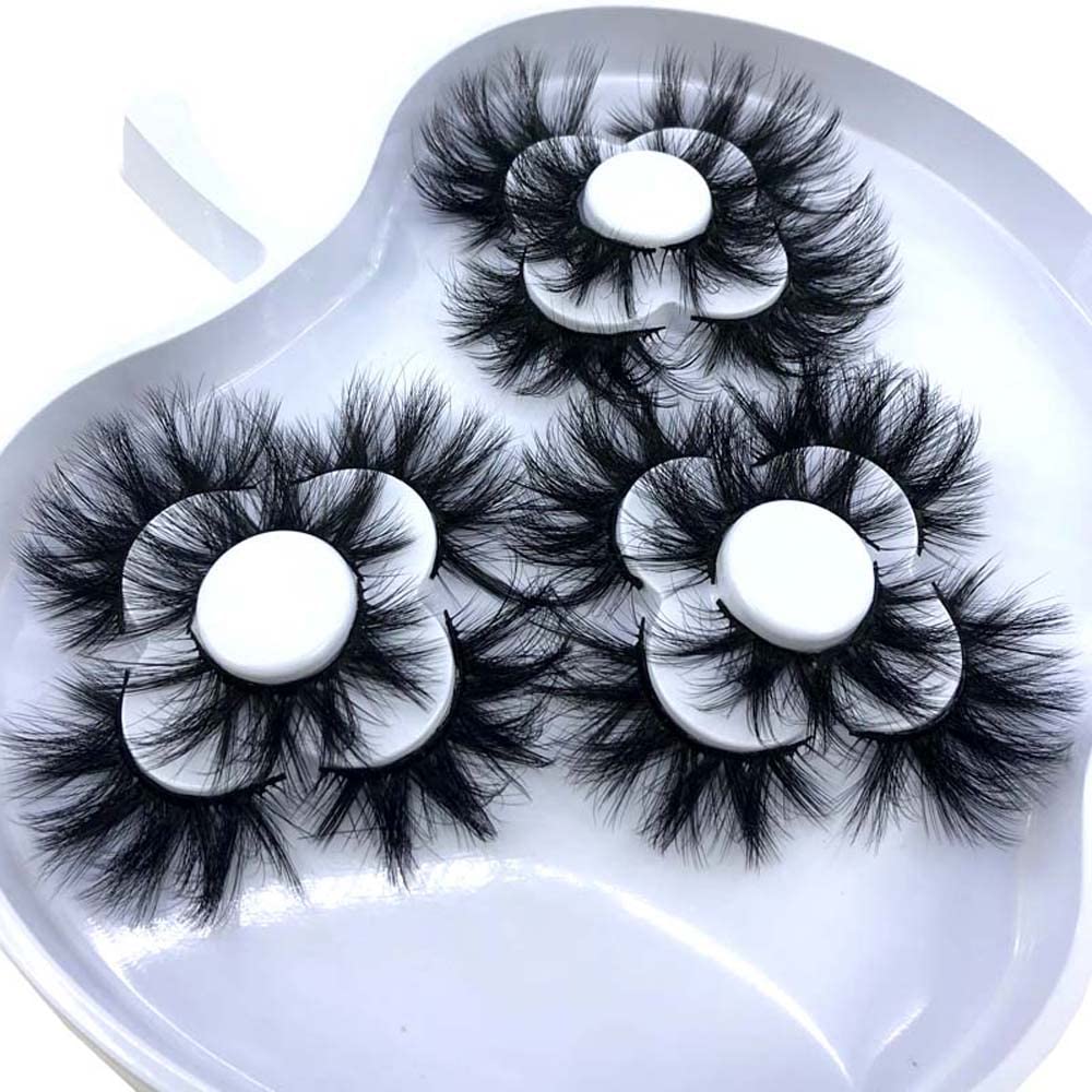 9 Pairs 25mm 5d Natural Long False Eyelashes (KD-111)