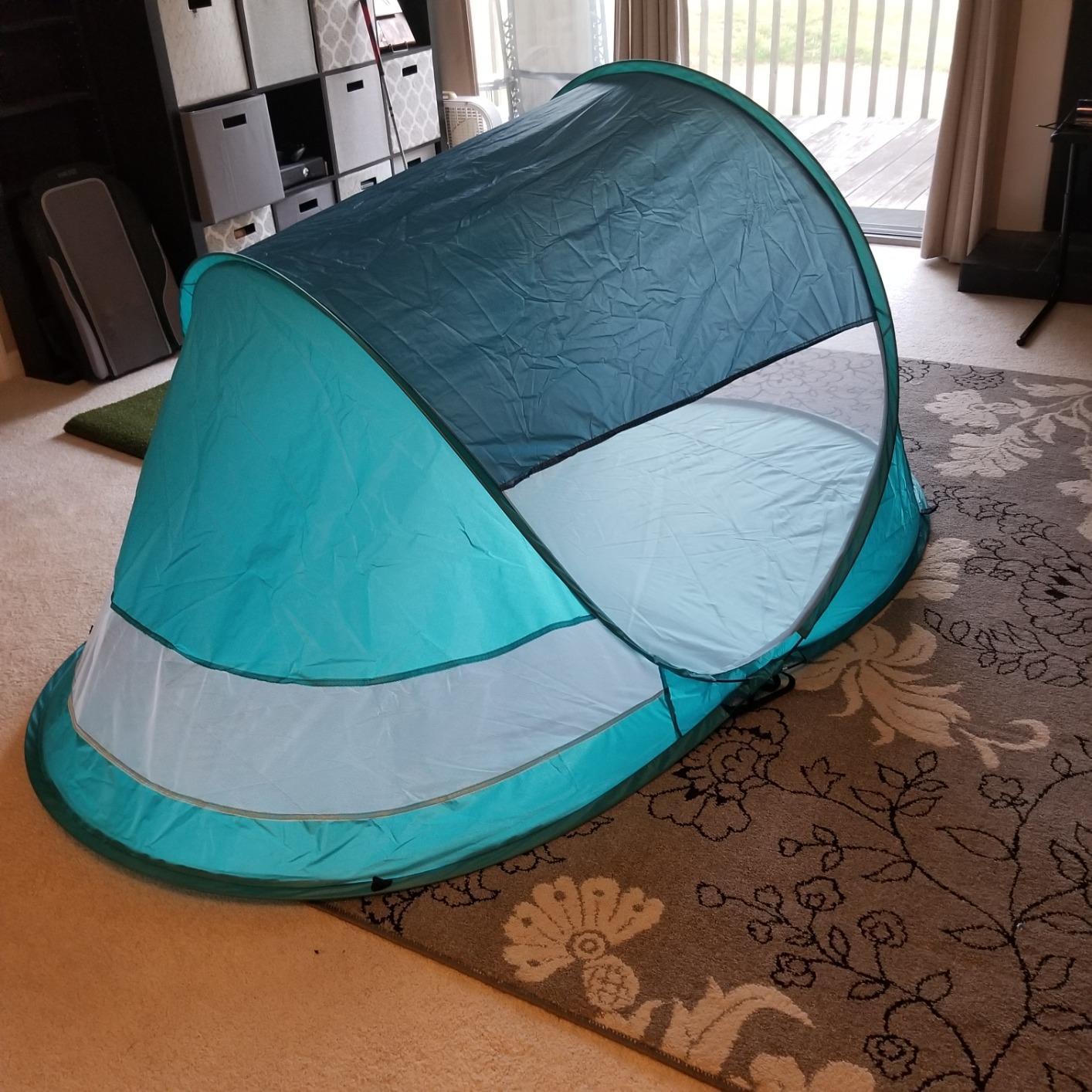 Camping tent, 86 × 57 × 47 inches,Blue