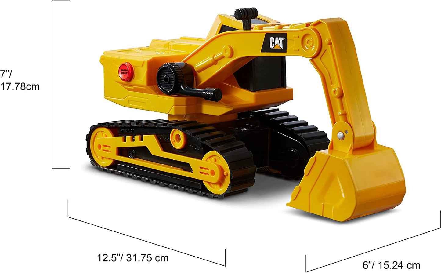 Construction Tool Holder Excavator Toy Color: Yellow