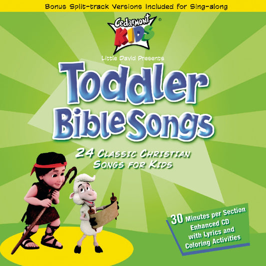 Toddler Bible Songs (Audio CD)