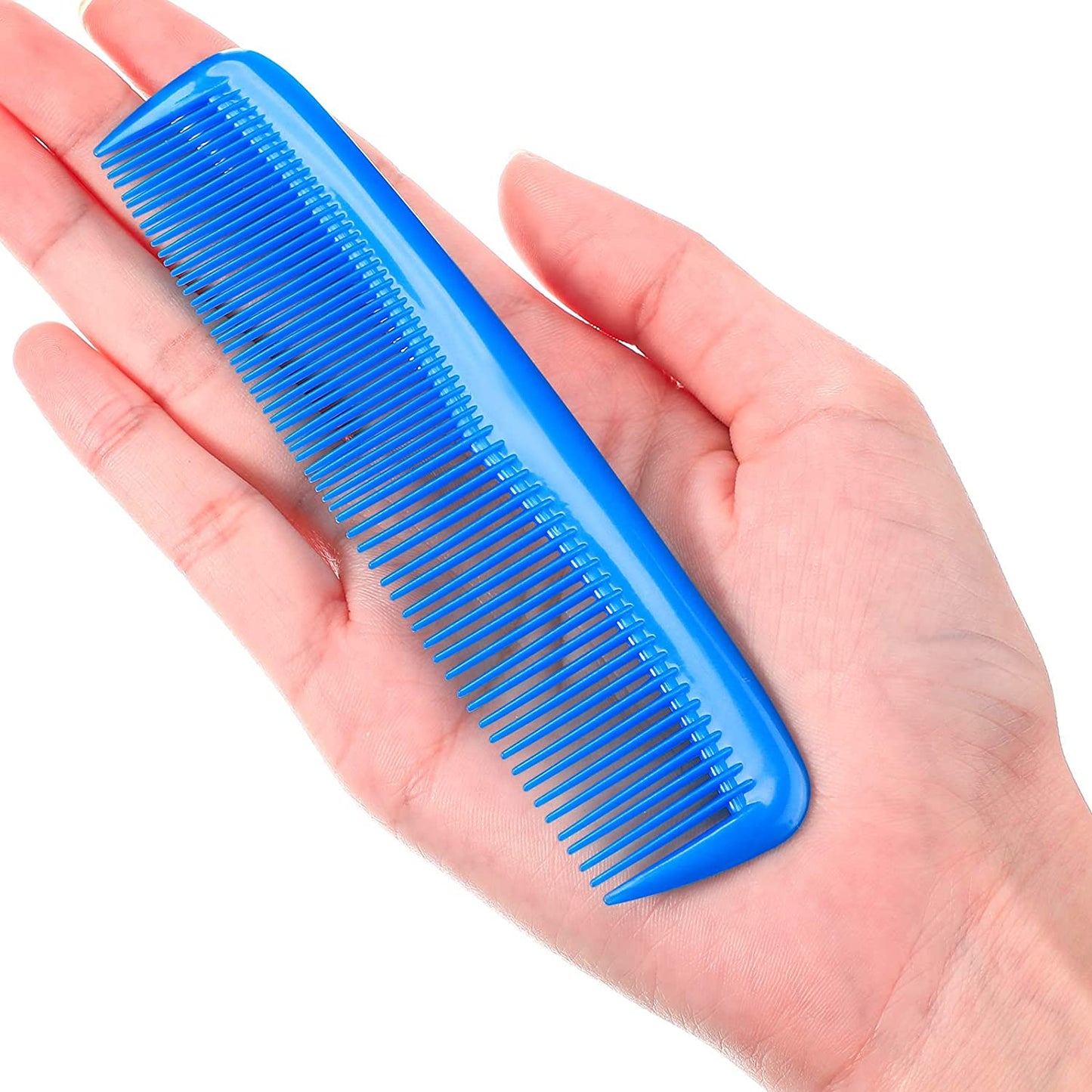 12 piece fine hair combs set (Blue)