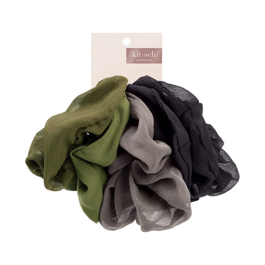 Hair bow, (Color: Crepe Moss) 5 Pack