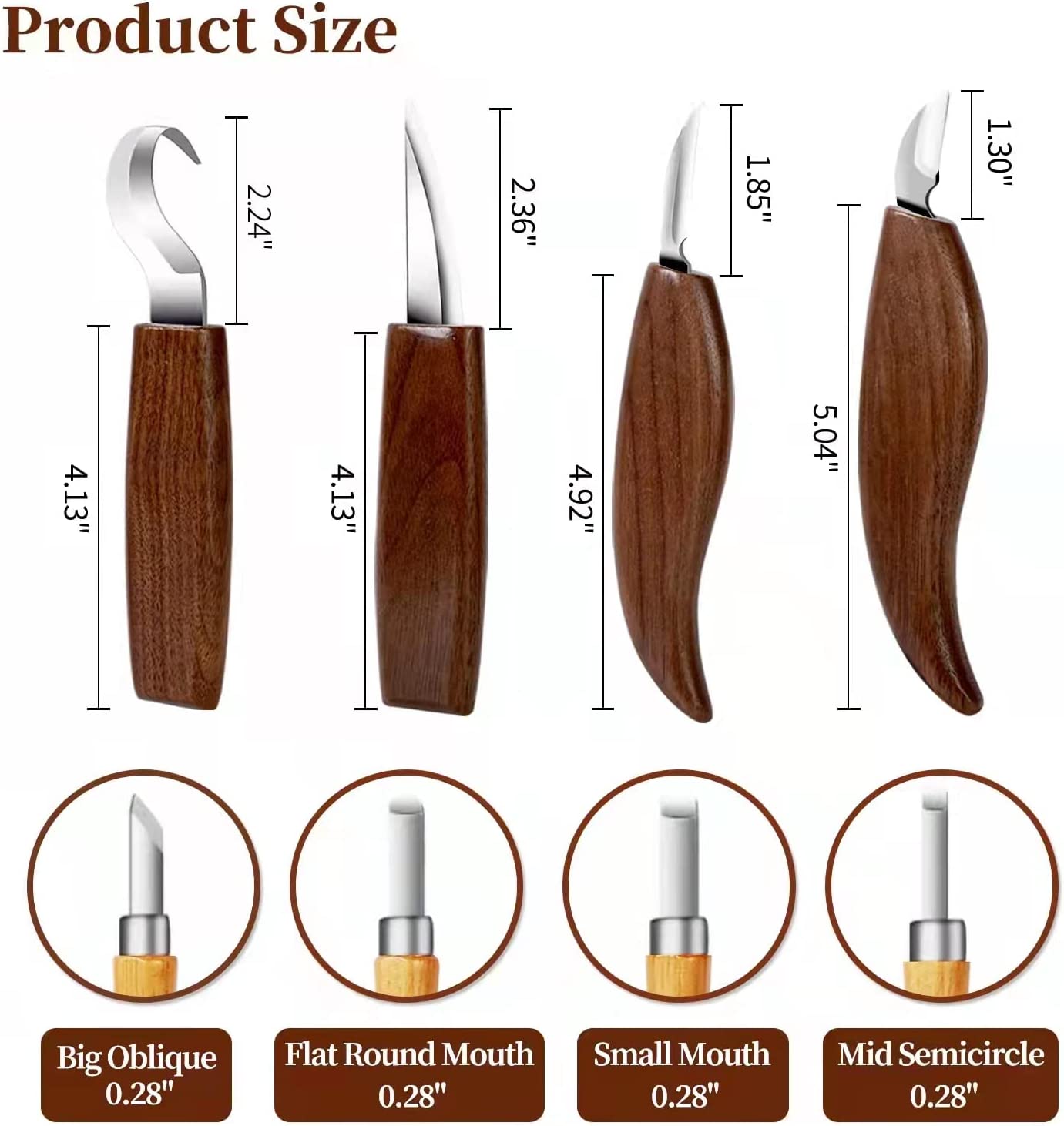 Wood Carving Tools Kit 8 in 1