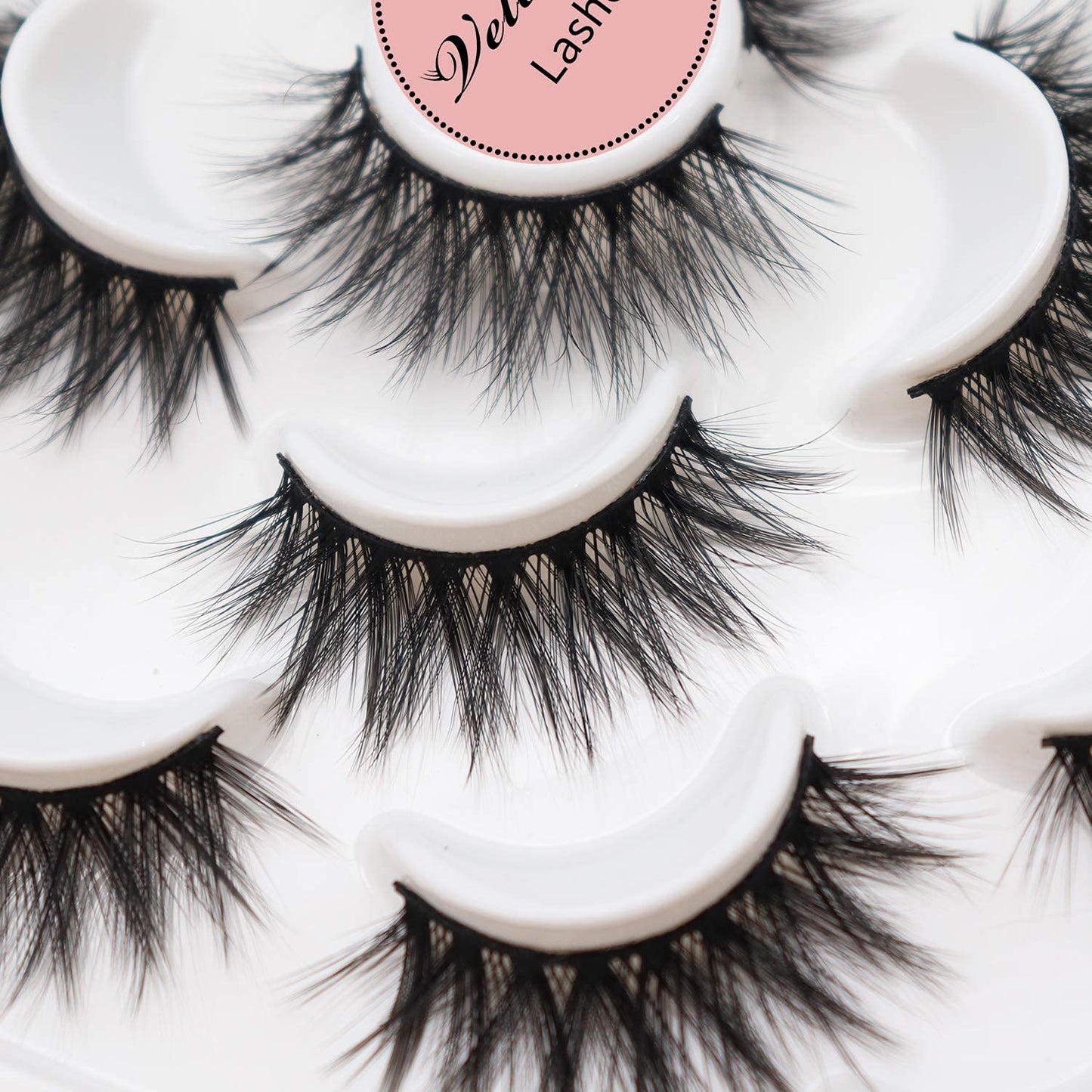 Reusable Full Volume 3D Lashes, Pack of 10 Pairs | V06