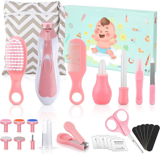 28 in 1 Baby Grooming Kit - Pink