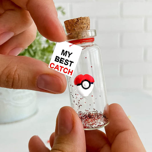 Nice anniversary gift, romantic bottle inspired by Pokémon.