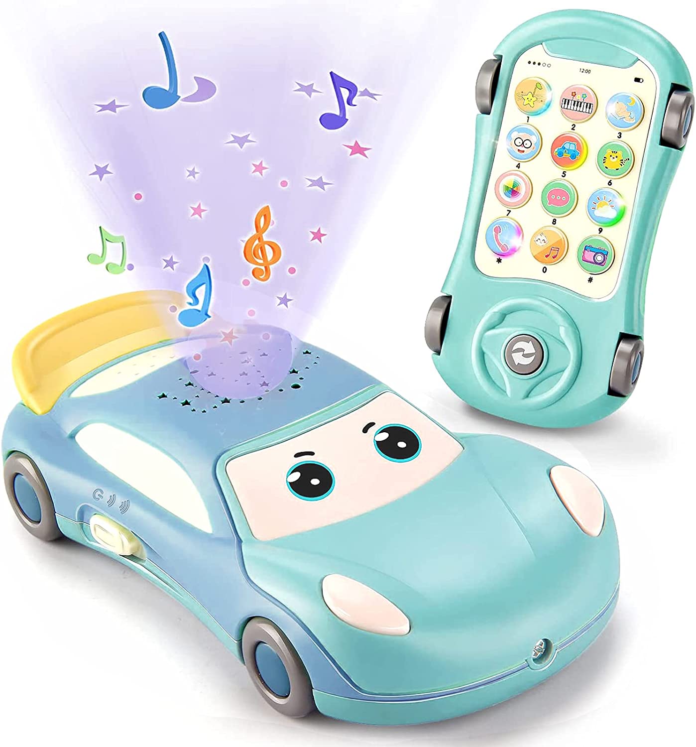 Baby Mobile Phone Learning Toy (color: Blue)