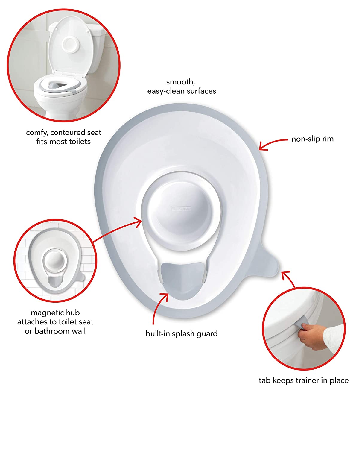 Potty training seat for toddlers