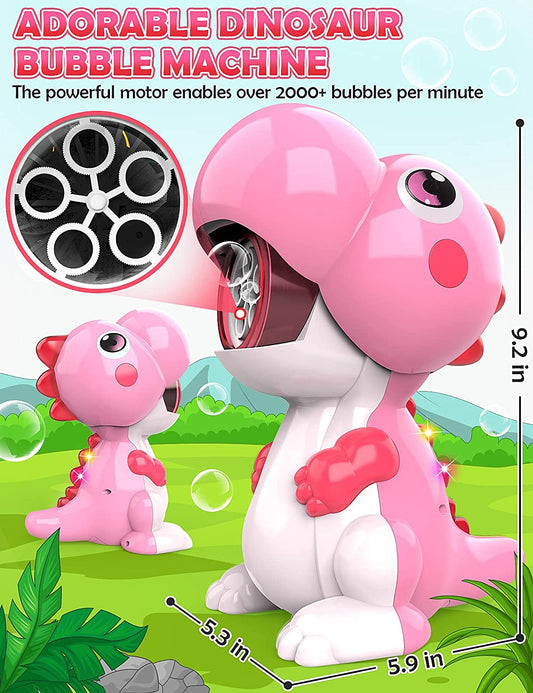 Dinosaur bubble toys, Pink