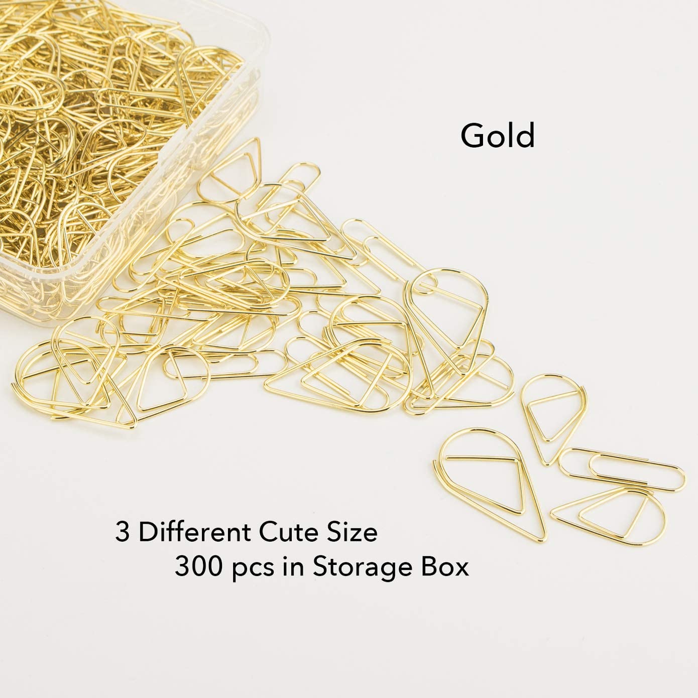 300 gold paper clips