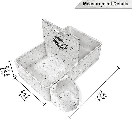 3in1 Plate, Marble, 4.53 x 2.76 x 2.76 inches