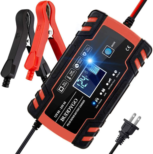 Fully Automatic Smart Car Battery Charger,12V / 8A 24V / 4A