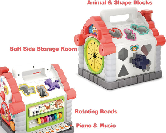 Musical Activity House Toys - Pink