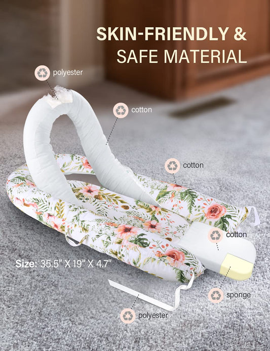 Baby Lounger Soft Breathable (Flower)