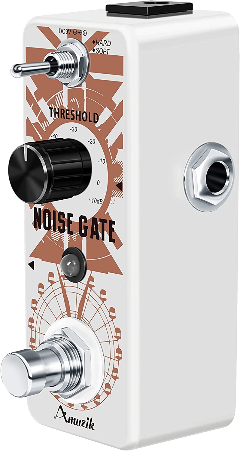 Guitar noise gate effect pedal