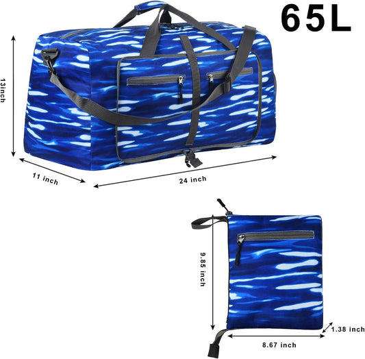 65L duffle bag, dark blue, 24"*11"*13"