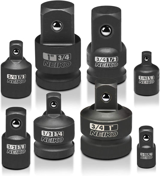 8-Piece Impact Socket Adapter Set, Standard Size