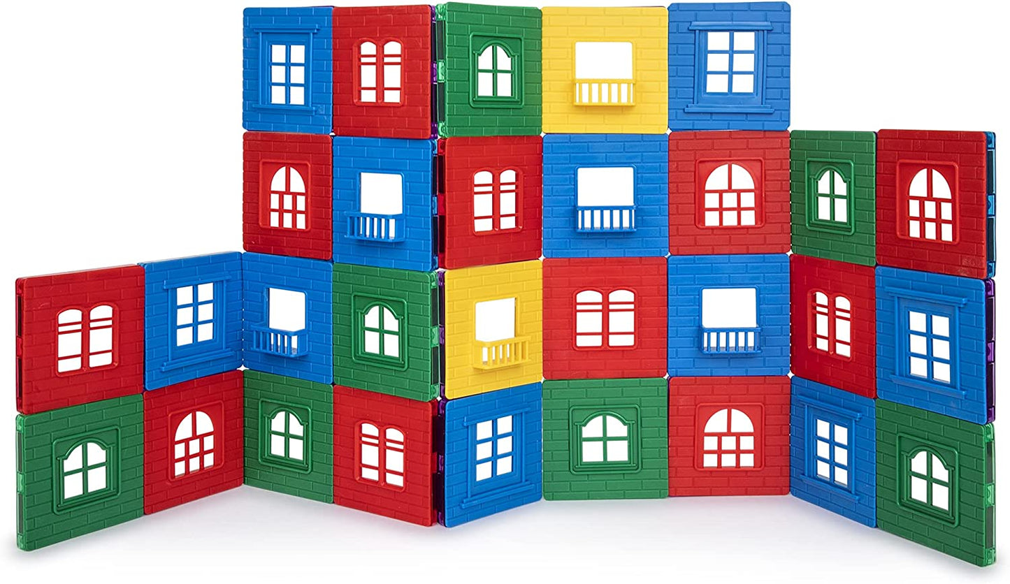 Transparent Magnetic 3D Building Blocks, (Size: 60 Pc 30/30)