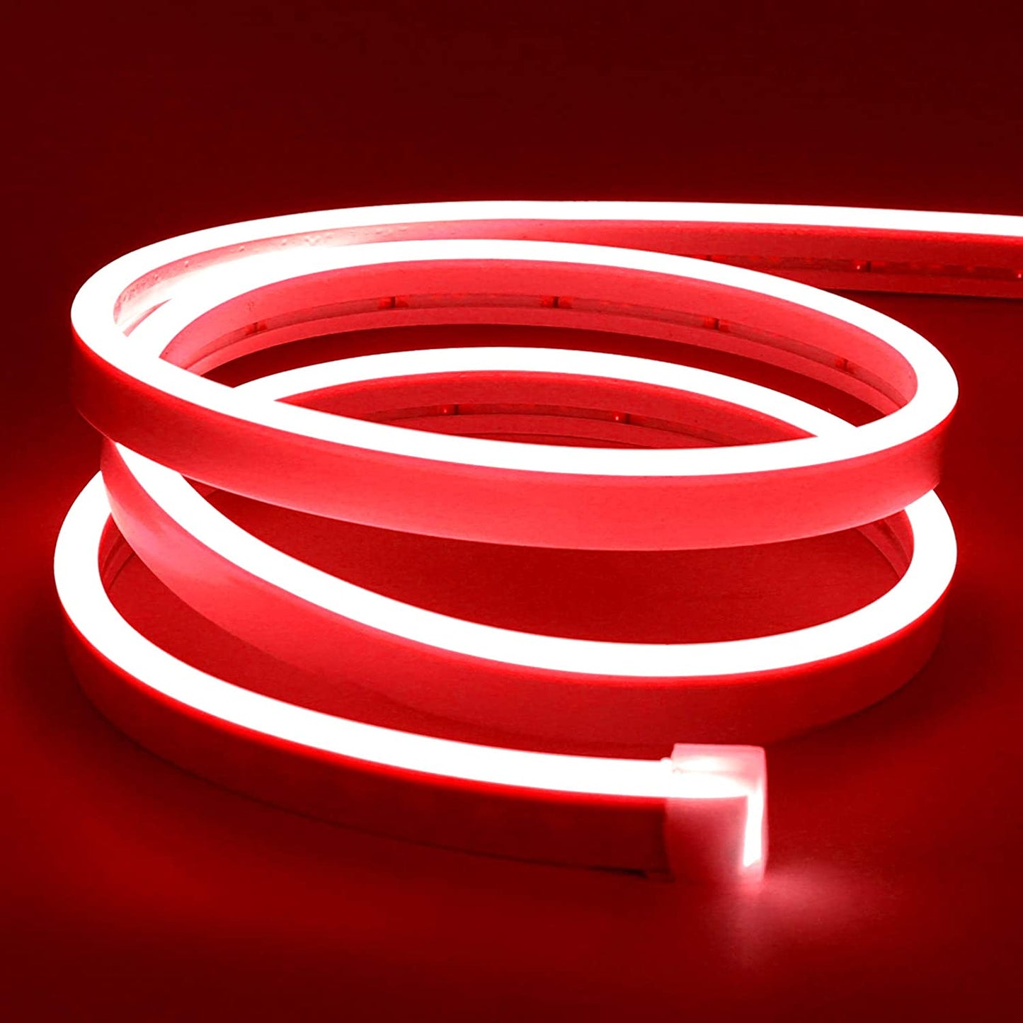 16.4ft/5m red neon light strip (power adapter not included)-