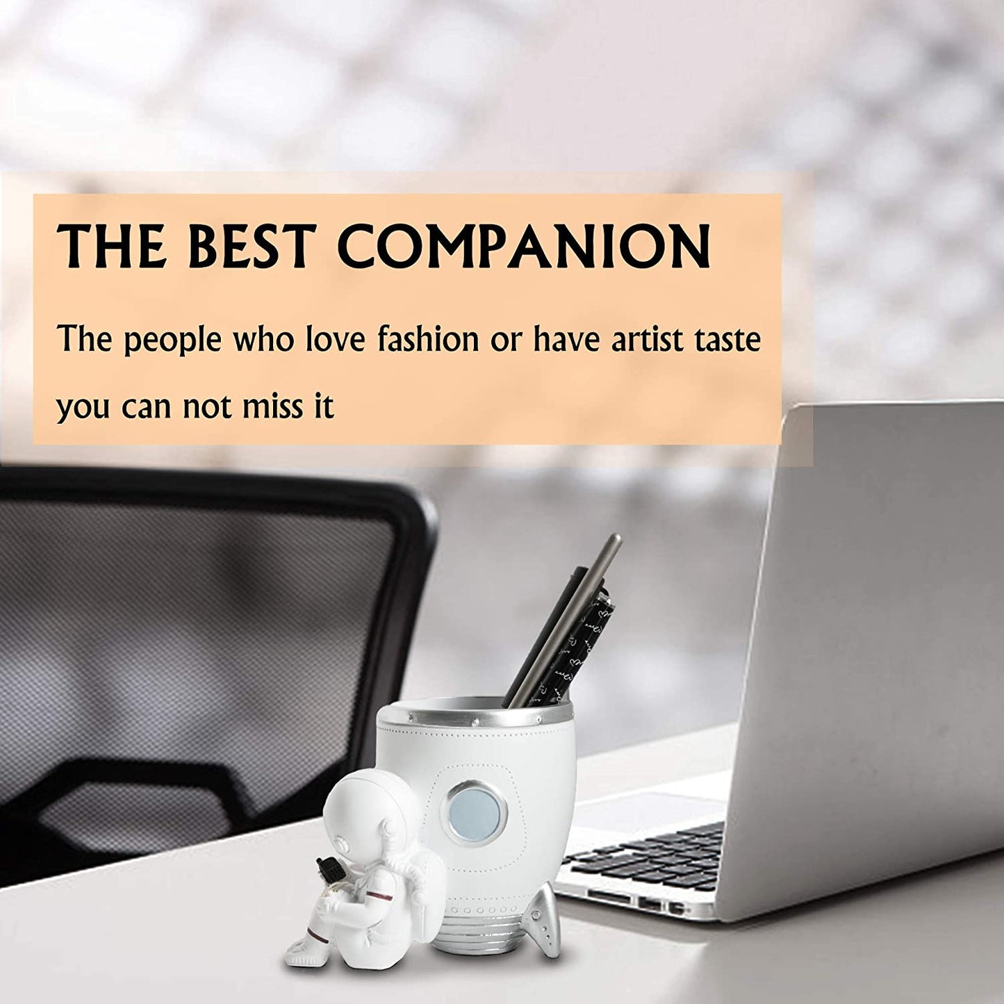 Pen Holder, Color:White, ‎6.69 x 5.43 x 4.76 inches