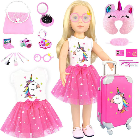 18-inch doll clothes and accessories with makeup