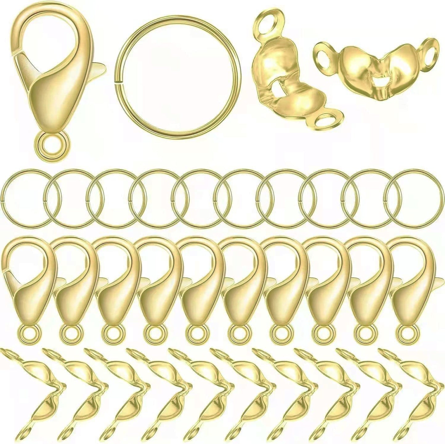 Jewelry Making Accessories Set (18K Gold)