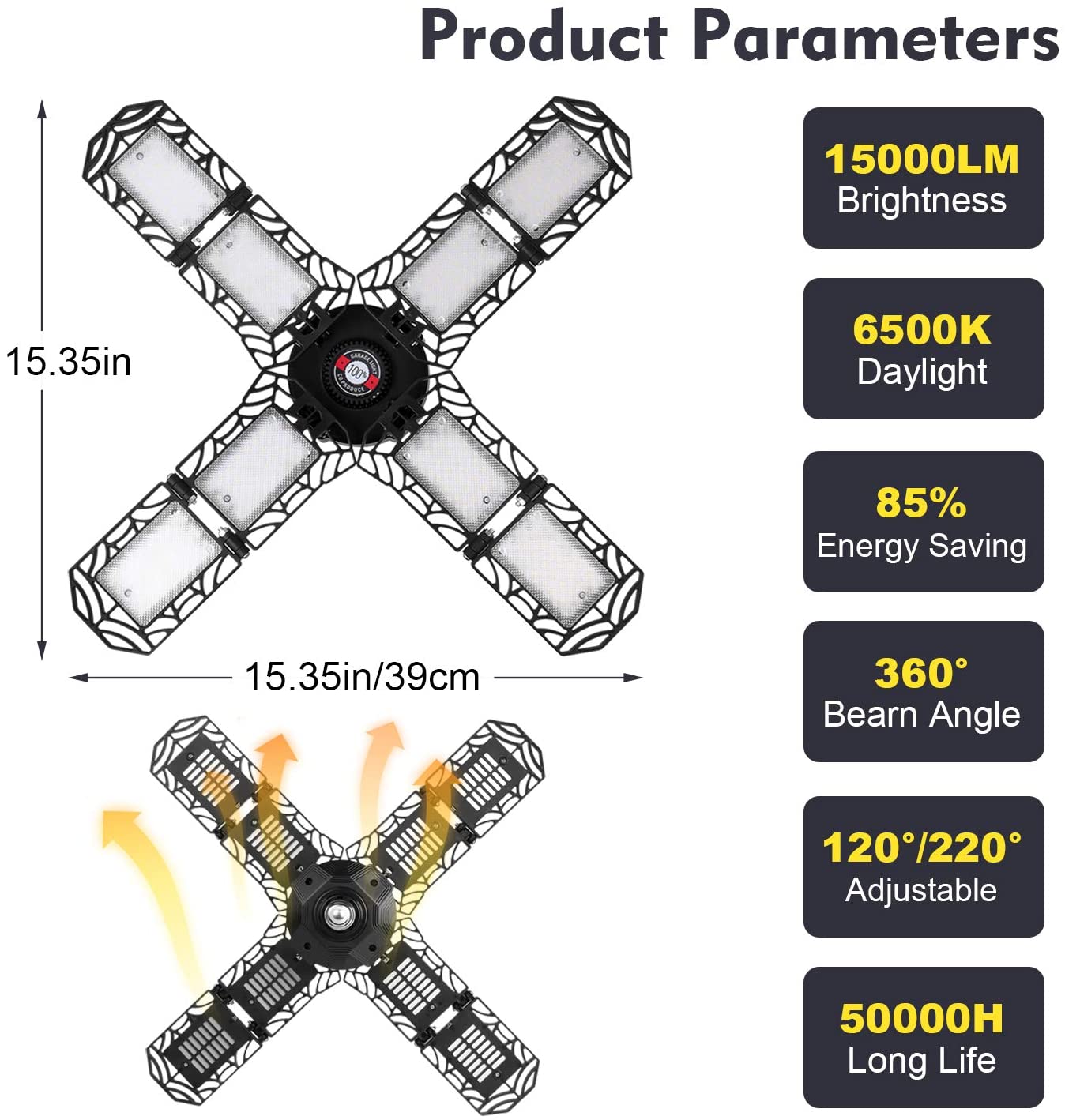 150W Garage Light, for Garage, Barn